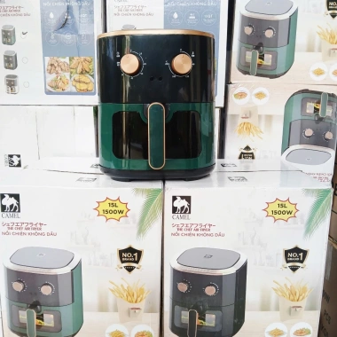 Nồi chiên không dầu CAMEL 15 Lít cao cấp - Giá 605.000, tặng 40 giấy lót nồi