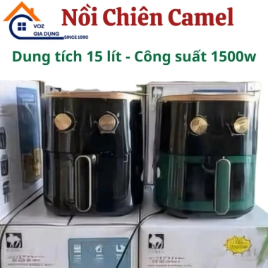 Nồi chiên không dầu Camel 15L 1.500W - 12 tháng BH, chỉ 599.000₫ giảm từ 778.700₫