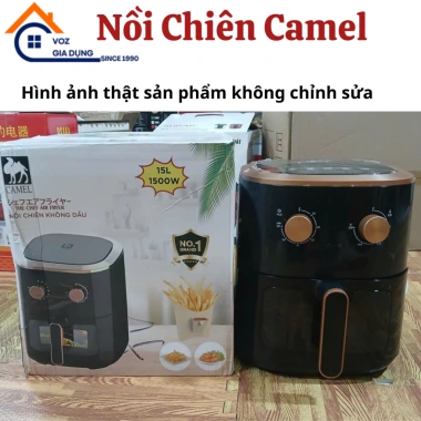 Nồi chiên không dầu Camel 15L 1.500W - 12 tháng BH, chỉ 599.000₫ giảm từ 778.700₫