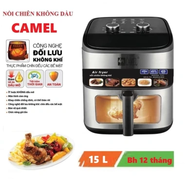 Nồi chiên không dầu CAMEL 16L 1.700W - Bảo hành 12 tháng, chỉ 599.000₫