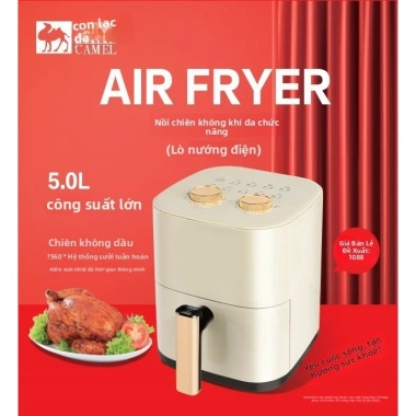 Nồi chiên không dầu Camel 6L thông minh - Đa chức năng, lò nướng điện không khói, dung tích lớn, giá ưu đãi 531.300đ 7