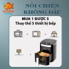 Nồi chiên không dầu CAMEL 7-15L, đa dung tích, LỖI 1 ĐỔI 1, bảo hành 12 tháng - Giá chỉ 589.000đ 4