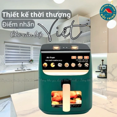 Nồi chiên không dầu CAMEL 8-15L mặt kính 2.025 - Giá chỉ 595.000 VNĐ, giảm tới 23%