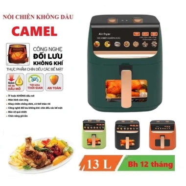 Nồi chiên không dầu CAMEL đa năng 15/13/12/10 lít BH-12TH Tiện lợi nướng nhanh 5