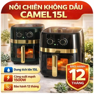 Nồi chiên không dầu CAMEL đa năng 15/13/12/10 lít - Tiện lợi, giảm giá 588k 1 Nồi chiên không dầu CAMEL đa năng 15/13/12/10 lít - Tiện lợi, giảm giá 588k 1