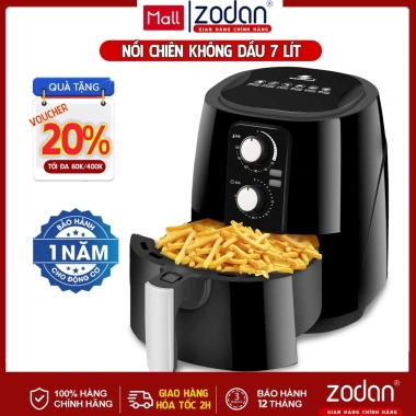 Nồi Chiên Không Dầu Camel/Zodan 7-12L Có Video Bảo Hành 1 Năm Giá Giảm 550k