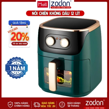 Nồi Chiên Không Dầu Camel/Zodan 7-12L Có Video Bảo Hành 1 Năm Giá Giảm 550k