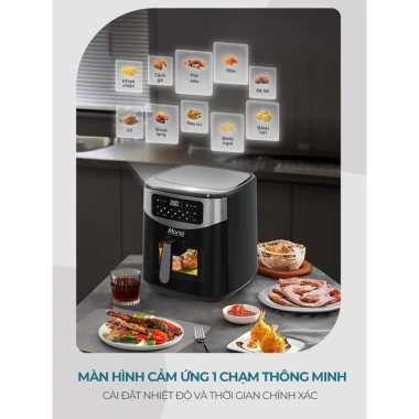 Nồi chiên không dầu điện tử 10,5L SUNHOUSE MAMA SHD4.093 - Bảo hành 2 năm giảm giá 20%