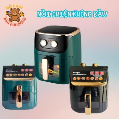 Nồi chiên không dầu dung tích 10-15L Tiện lợi, bảo hành 12 tháng, giá 589.000₫
