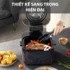 Nồi chiên không dầu ECOMIX 12L đa năng, chiên 360° - 2 năm bảo hành, nhanh gọn 2