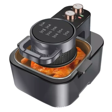 Nồi chiên không dầu ECOMIX 12L đa năng, chiên 360° - 2 năm bảo hành, nhanh gọn 8