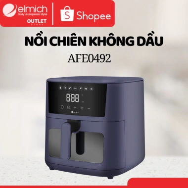 Nồi chiên không dầu Elmich AFE492 dung tích lớn - Ít dầu mỡ, an toàn sức khỏe, chỉ 1.8tr 10 Nồi chiên không dầu Elmich AFE492 dung tích lớn - Ít dầu mỡ, an toàn sức khỏe, chỉ 1.8tr 10
