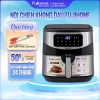Nồi chiên không dầu Fujihome 8L điện tử 9 chế độ, tự ngắt, kèm kẹp 747.000₫