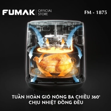 Nồi Chiên Không Dầu FUMAK CN Nhật Bản - Chất Lượng Cao, Không Mùi Nhựa, Hiện Đại, Bền - Giá 760.000 VND 2 Nồi Chiên Không Dầu FUMAK CN Nhật Bản - Chất Lượng Cao, Không Mùi Nhựa, Hiện Đại, Bền - Giá 760.000 VND 2
