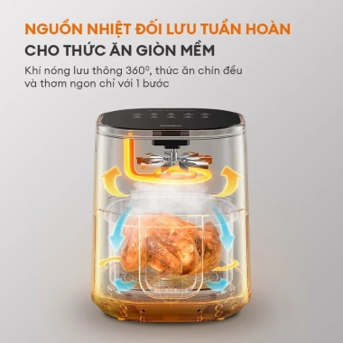 Nồi chiên không dầu Gaabor 6.5L AF65M-BK01A - Công nghệ đối lưu, phù hợp 3-5 người, giảm còn 1,000,000₫ 4