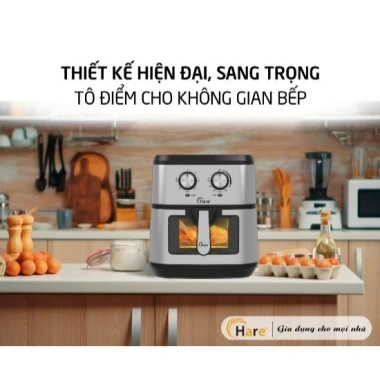 Nồi chiên không dầu Hare HR-AF925 9.2L - Thiết kế hiện đại, giảm dầu mỡ, an toàn, giảm giá 20% 6