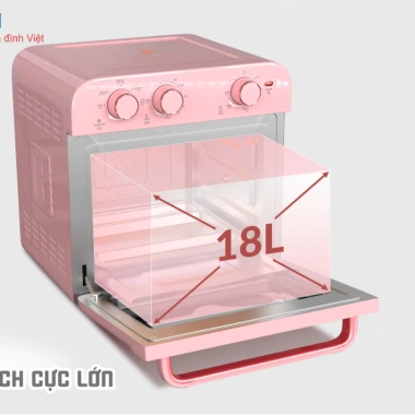 Nồi chiên không dầu Hawonkoo 18L AFH-180-PK Hàn Quốc Pink - Giá 2.01 tr, chính hãng 2