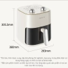 Nồi chiên không dầu Joyoung JAF-565 5L 1.500W - Điều khiển núm xoay, giảm 17% 5