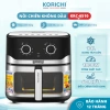 Nồi chiên không dầu KORICHI KRC-6.510 10L 1.800W - 2 núm xoay, thiết kế hiện đại, 1.534.000 VND