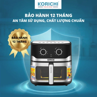 Nồi chiên không dầu KORICHI KRC-6.510 10L 1.800W - 2 núm xoay, thiết kế hiện đại, 1.534.000 VND 7