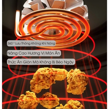 Nồi Chiên Không Dầu MINH KHAI 6L Thép Không Gỉ - BH 1 Năm - Hàng Chính Hãng - Giá 1.93 Triệu