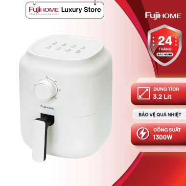 Nồi chiên không dầu mini FUJIHOME A3 3,2 lít 1.300W công suất lớn - Dễ dùng, giá 630.000đ giảm mạnh 10