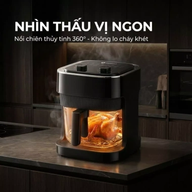 Nồi Chiên Không Dầu Mishio 7L/5L Chính Hãng Bảo Hành 24 Tháng Giá 789.000 VNĐ 4 Nồi Chiên Không Dầu Mishio 7L/5L Chính Hãng Bảo Hành 24 Tháng Giá 789.000 VNĐ 4