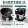 Nồi chiên không dầu Mishio MK373 7L lòng thuỷ tinh không rỉ sét, bảo hành 14 tháng - 899.000 3
