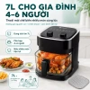 Nồi chiên không dầu Mishio MK373 7L lòng thuỷ tinh không rỉ sét, bảo hành 14 tháng - 899.000 4