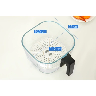 Nồi chiên không dầu Mishio MK373 7L lòng thuỷ tinh không rỉ sét, bảo hành 14 tháng - 899.000 9