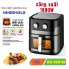 Nồi chiên không dầu Nineshield 10L kính + lò nướng đối lưu, BH 12 tháng, giảm 749k 2