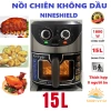 Nồi chiên không dầu Nineshield 12,5L - 8L/10L/15L màn hình điện tử, kính bảo vệ, bảo hành 12 tháng - Giá chỉ 560.000₫ 4
