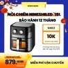 Nồi chiên không dầu Nineshield 15L khoang kính, bảo hành 12 tháng, giá 515.000₫