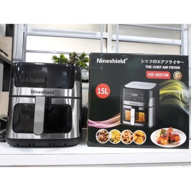 Nồi chiên không dầu Nineshield 8-15L công nghệ 360 độ, màn hình điện tử, bảo hành 12 tháng, giảm giá 1.240.000₫ 2
