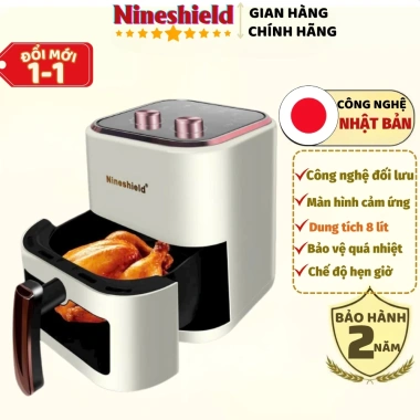 Nồi chiên không dầu Nineshield KB5.005M 8L Rapid Air 1.350W - Đa năng 2.024 Giá chỉ 650k