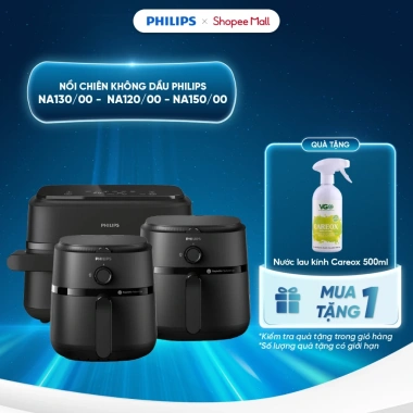 Nồi chiên không dầu Philips 6.2L 2 ngăn 7.1L - BH 24 tháng, giá 1.569.000₫