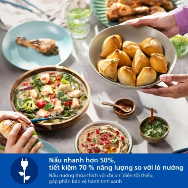 Nồi chiên không dầu Philips 6.2L 2 ngăn 7.1L - BH 24 tháng, giá 1.569.000₫