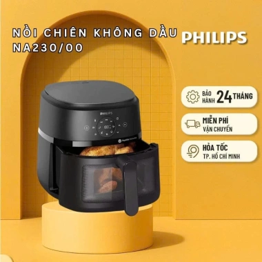 Nồi chiên không dầu Philips NA/120-130 6.2L điện tử - Giá ưu đãi 1.38 triệu hàng chính hãng