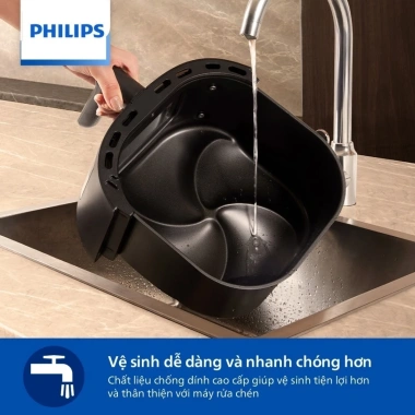Nồi chiên không dầu Philips NA130/00 6.2L Chính hãng, giảm 20% chỉ 1.389.000₫ 4