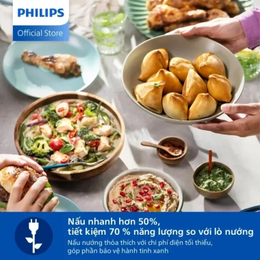 Nồi Chiên Không Dầu Philips NA230/00 6.2L - Bảo Hành 24 Tháng, Giá Ưu Đãi 2.014.324 VND