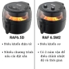 Nồi chiên không dầu Rapido Inverter 6.5L nắp kính, lưỡi đảo tự động, lon nội inox, bảo hành 1 năm - Giá ưu đãi 1,286,986₫