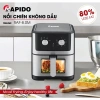 Nồi Chiên Không Dầu RAPIDO RAF 8.0M 8L Chống Dính An Toàn - Bảo Hành 12 Tháng 8