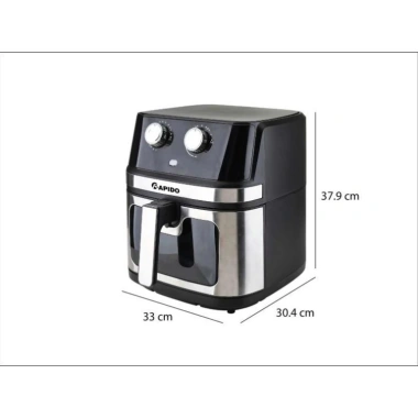 Nồi chiên không dầu Rapido RAF 8.0M3 2 thanh nhiệt cao cấp, BH 12 tháng, giảm giá 22% - 1.368.666 VND 6