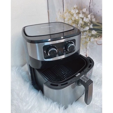 Nồi Chiên Không Dầu Sharp 9.5L 12 Chế Độ và Nồi 12L Gà 3kg Giá 1.168.000 VND