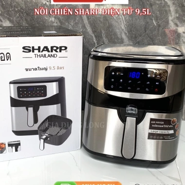 Nồi Chiên Không Dầu SHARP HOMELY 9.5L Cảm Ứng 12 Chế Độ BH 12 Tháng Đổi Mới 7 Ngày 1.490.000 VND