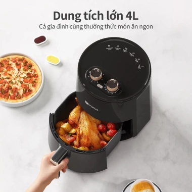 Nồi chiên không dầu Simplus KQZG007 4L dung tích lớn - BH 1 năm, Đổi 1, Giá ưu đãi 669.000₫