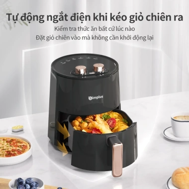 Nồi chiên không dầu Simplus KQZG007 4L dung tích lớn - BH 1 năm, Đổi 1, Giá ưu đãi 669.000₫ 6 Nồi chiên không dầu Simplus KQZG007 4L dung tích lớn - BH 1 năm, Đổi 1, Giá ưu đãi 669.000₫ 6