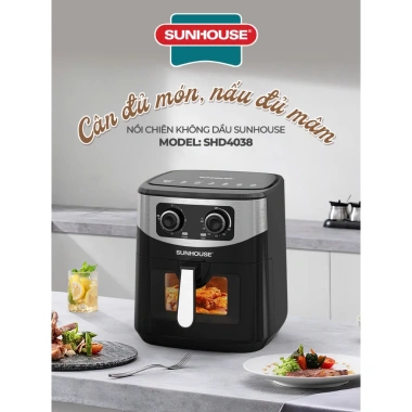 Nồi chiên không dầu SUNHOUSE 9L SHD4.035 – Chính hãng, bảo hành toàn quốc, giảm giá tới 22%, chỉ 1,080,000₫ 8 Nồi chiên không dầu SUNHOUSE 9L SHD4.035 – Chính hãng, bảo hành toàn quốc, giảm giá tới 22%, chỉ 1,080,000₫ 8