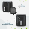 Nồi chiên không dầu Sunhouse 9L SHD4.089 - Cảm ứng, 8 chế độ, đèn quan sát, giá 1,5 triệu 4