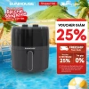 Nồi chiên không dầu Sunhouse SHD4.021 5L - Khoang trong suốt, Rapid Air 360, 1.18tr